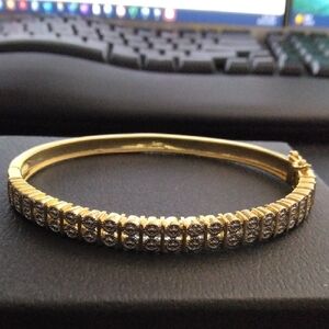 Elegant Gold and Silver Bracelet